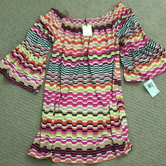 Trina Turk NWT off the shoulder dress - Picture 1 of 4